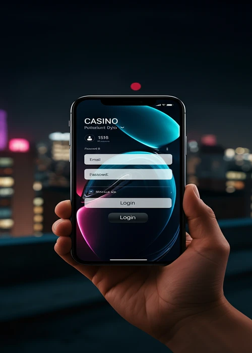 Interface de connexion sécurisée du Casino Golden Panda affichant les options de gestion du compte et les protocoles de sécurité